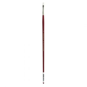 Pincel Mango largo Taklon (Nylon) Blanco#2