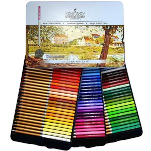 Juego de 72 lápices de colores numerados de alta calidad