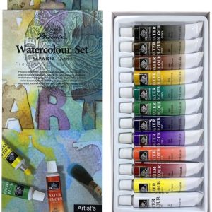 Set pintura acuarela 12 uds