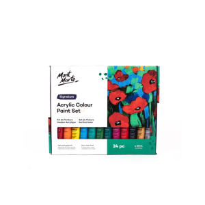 Mont Marte Juego de pintura acrílica, 24 colores