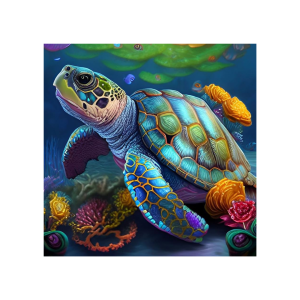 Kits de arte de diamantes de tortuga