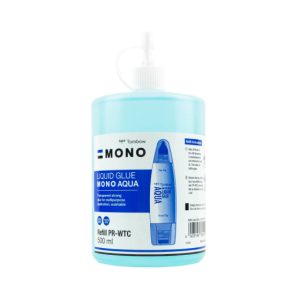 Pegamento líquido MONO Aqua, recarga de 500 ml, pegamento transparente Tombow