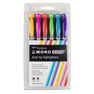 Marcador MONO Edge, paquete de 6 Tombow